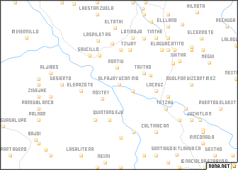 map of Río Alfajayucan